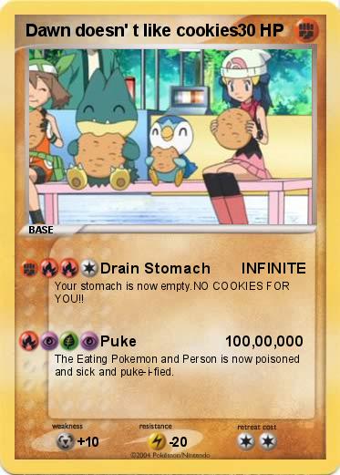 Pokemon Dawn doesn' t like cookies