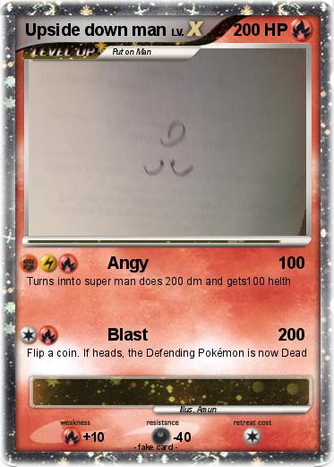 Pokemon Upside down man