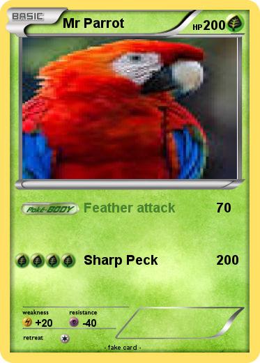 Pokemon Mr Parrot