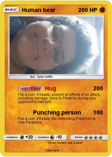 Pokemon Human bear