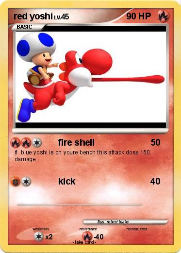 Pokemon red yoshi