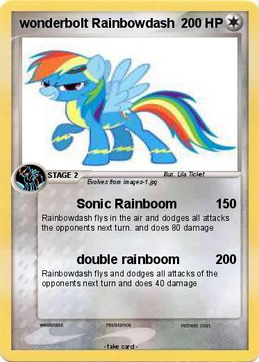 Pokemon wonderbolt Rainbowdash