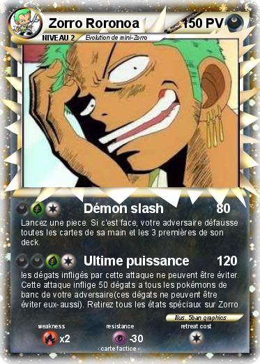 Pokemon Zorro Roronoa