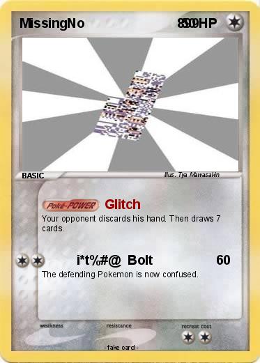 Pokemon MissingNo                          899