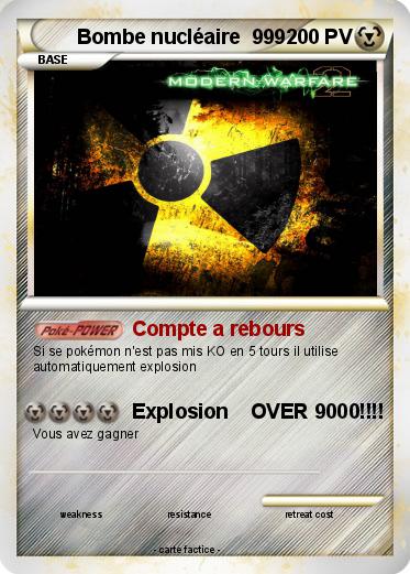 Pokemon Bombe nucléaire  999