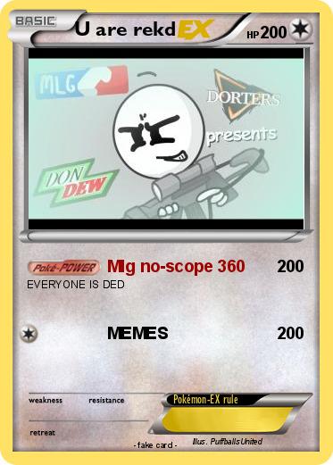 Pokemon U are rekd