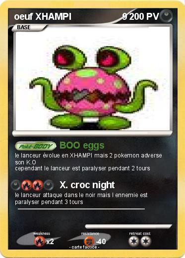 Pokemon oeuf XHAMPI                    9