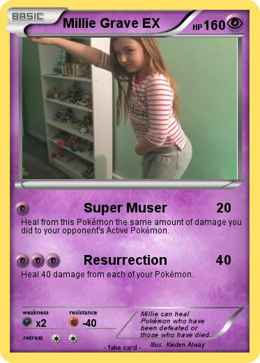 Pokemon Millie Grave EX