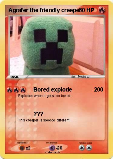 Pokemon Agrafer the friendly creeper