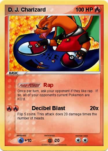 Pokemon D. J. Charizard