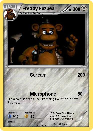 Pokemon Freddy Fazbear