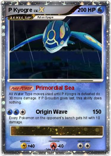 Pokemon P Kyogre
