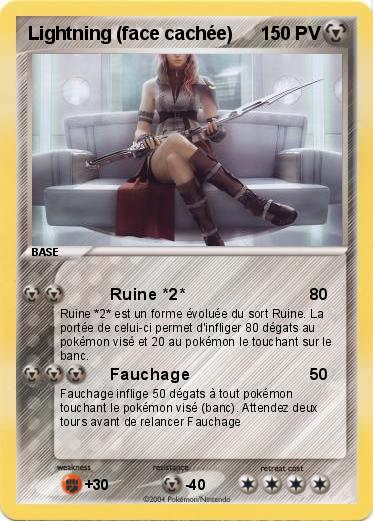 Pokemon Lightning (face cachée)