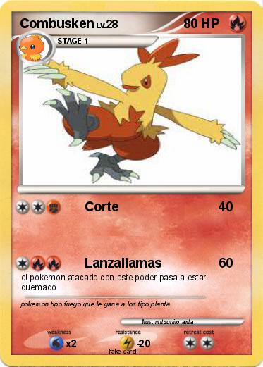 Pokemon Combusken