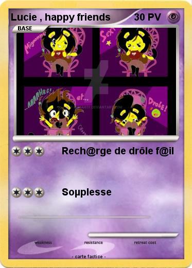 Pokemon Lucie , happy friends