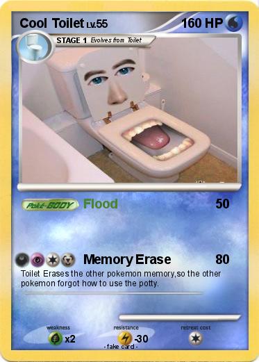 Pokemon Cool Toilet