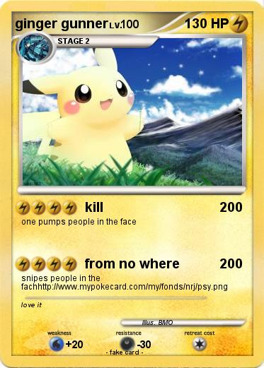 Pokemon ginger gunner