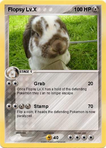 Pokemon Flopsy Lv.X