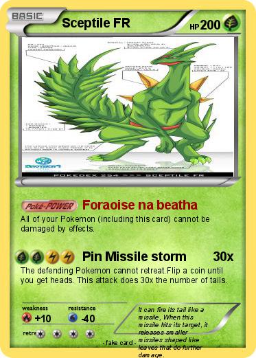 Pokemon Sceptile FR