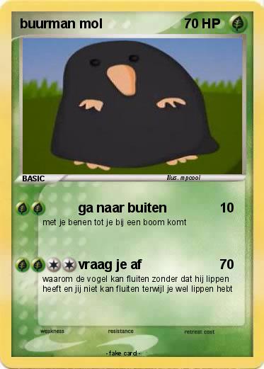 Pokemon buurman mol