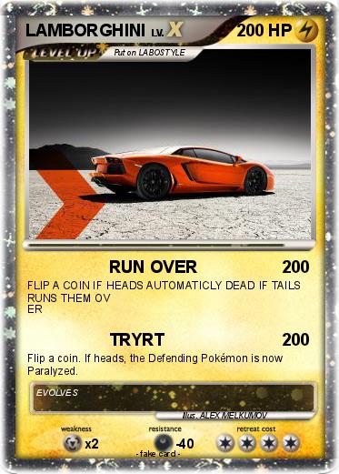 Pokemon LAMBORGHINI