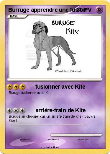 Pokemon Burruge apprendre une fusion
