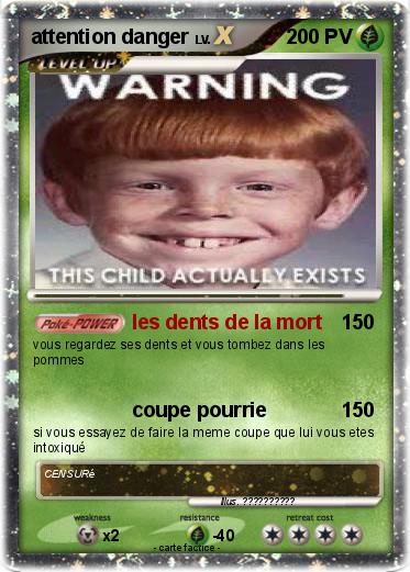 Pokemon attention danger