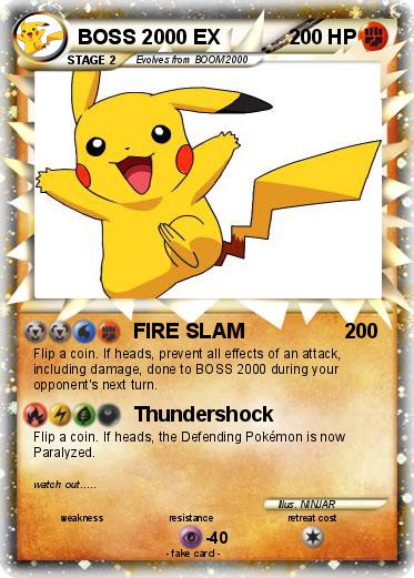 Pokemon BOSS 2000 EX