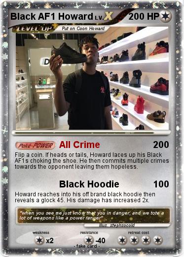 Pokemon Black AF1 Howard