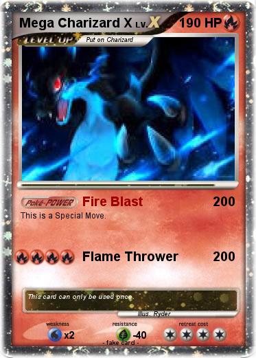 Pokemon Mega Charizard X