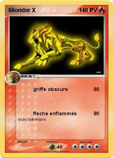 Pokemon liliondor X
