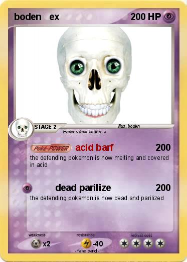 Pokemon boden   ex