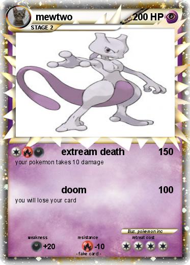 Pokemon mewtwo