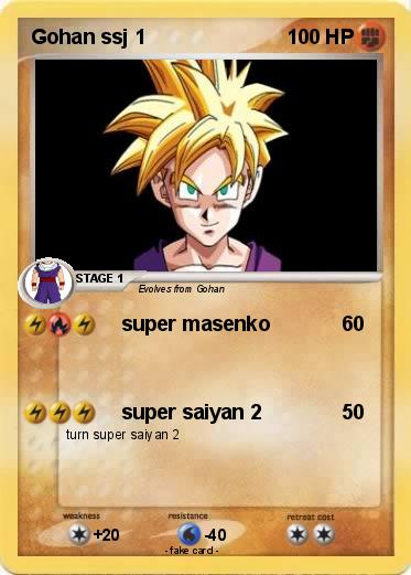 Pokemon Gohan ssj 1