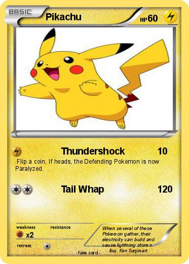 Pokemon Pikachu