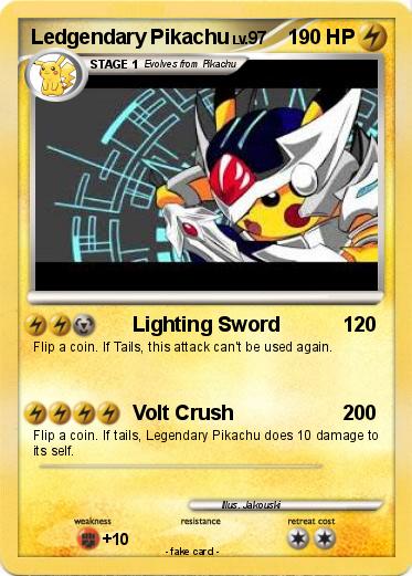 Pokemon Ledgendary Pikachu