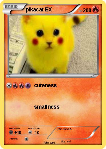 Pokemon pikacat EX