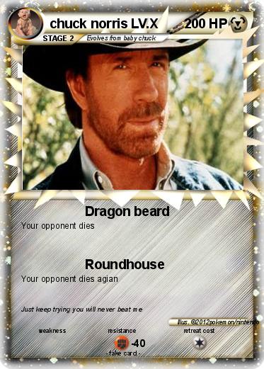 Pokemon chuck norris LV.X