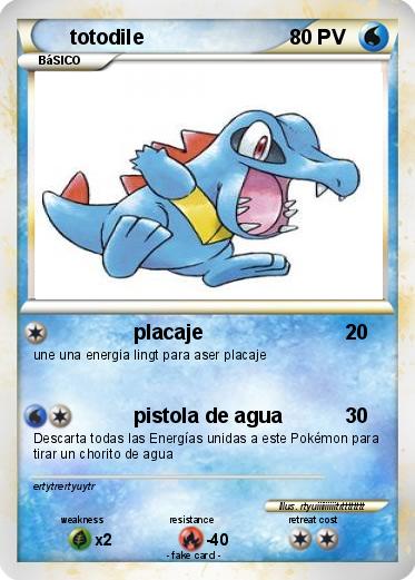 Pokemon totodile