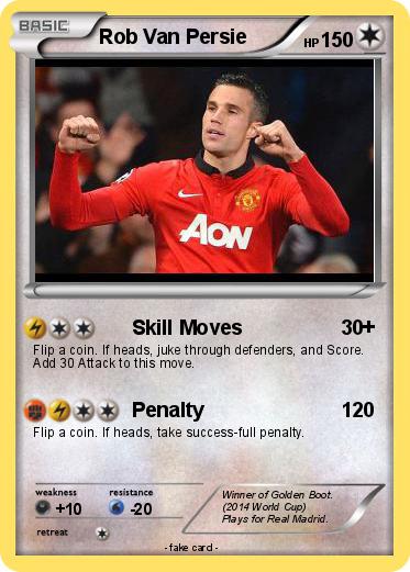Pokemon Rob Van Persie