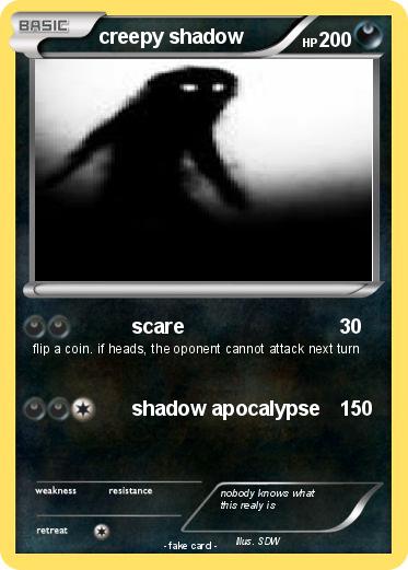 Pokemon creepy shadow