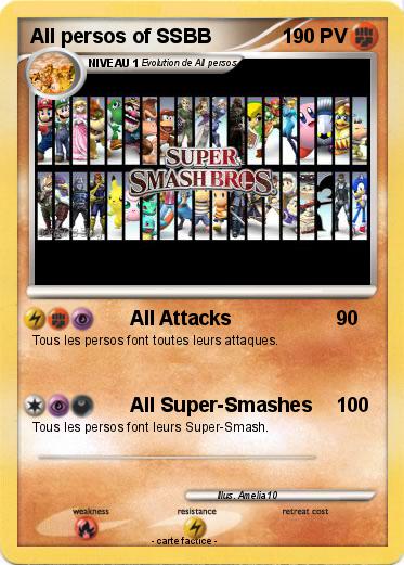 Pokemon All persos of SSBB