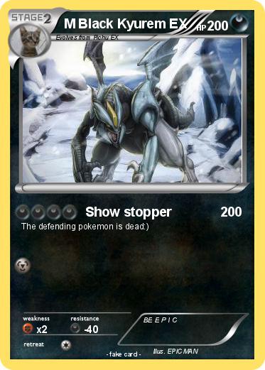 Pokemon M Black Kyurem EX