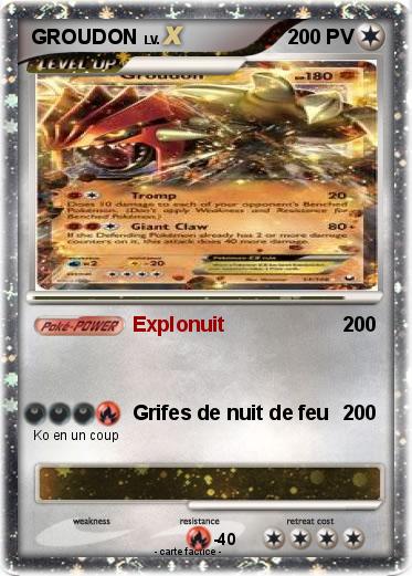 Pokemon GROUDON