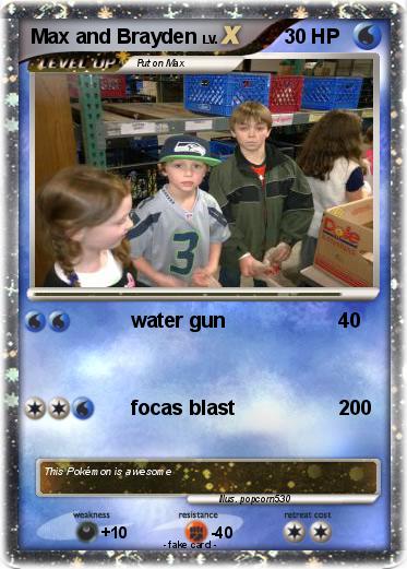 Pokemon Max and Brayden