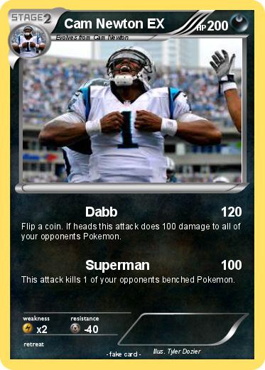 Pokemon Cam Newton EX