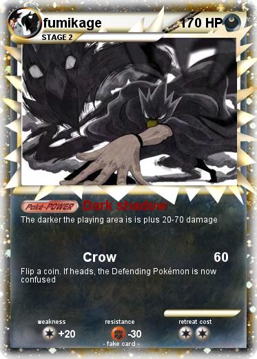 Pokémon fumikage 2 2 - Dark shadow - My Pokemon Card