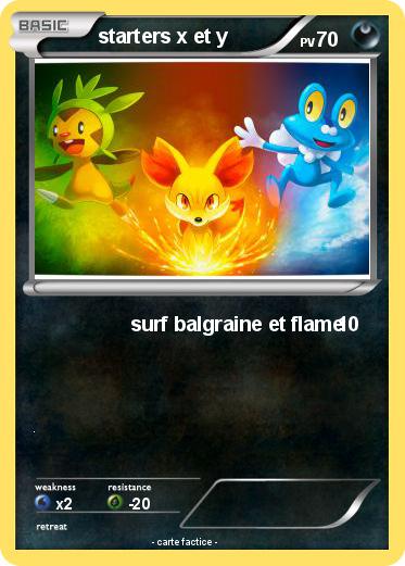 Pokemon starters x et y