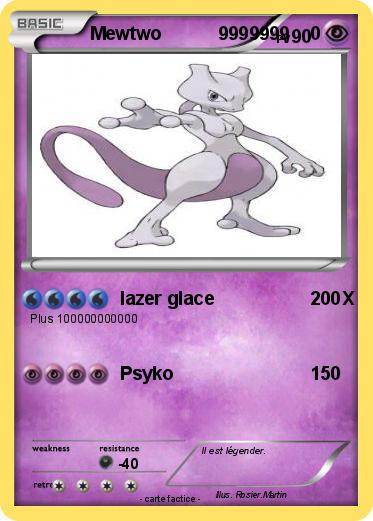 Pokemon Mewtwo           9999999    0