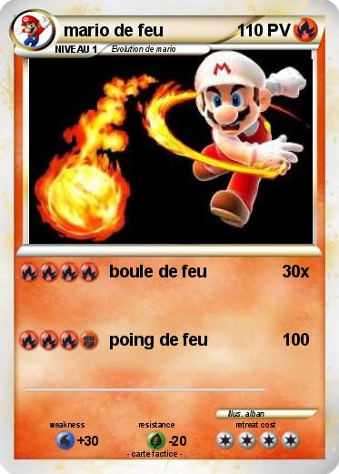 Pokemon mario de feu